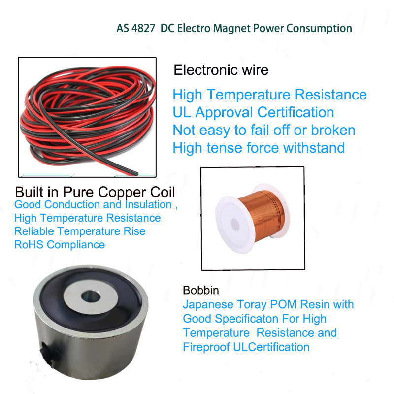 2 As 4827 DC Electro Manget Power Comsumption