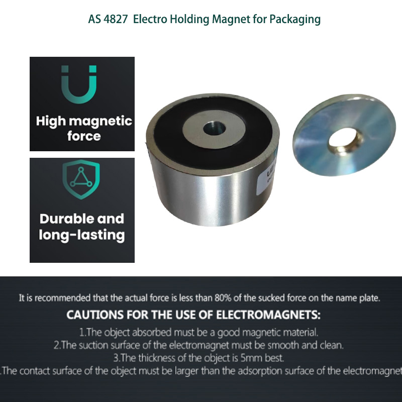 AS 4827 Electro Holding Magnet for Packaging 