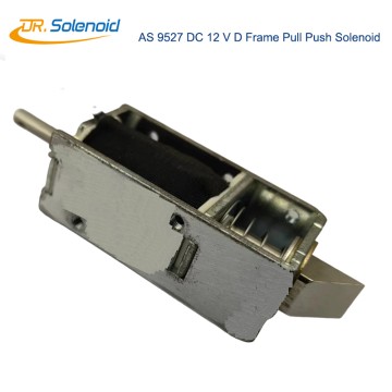 AS 9527 DC 12V  D Frame Type Pull Push Door Lock Solenoid/ Electromagnet Lock-1