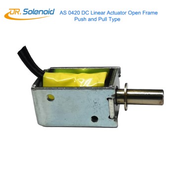 AS 0420 DC Linear Solenoid Actuators Open Frame...