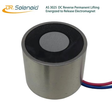 AS 3025 DC Power Small Round Energized to Release Permanent Lifting Electromagnet