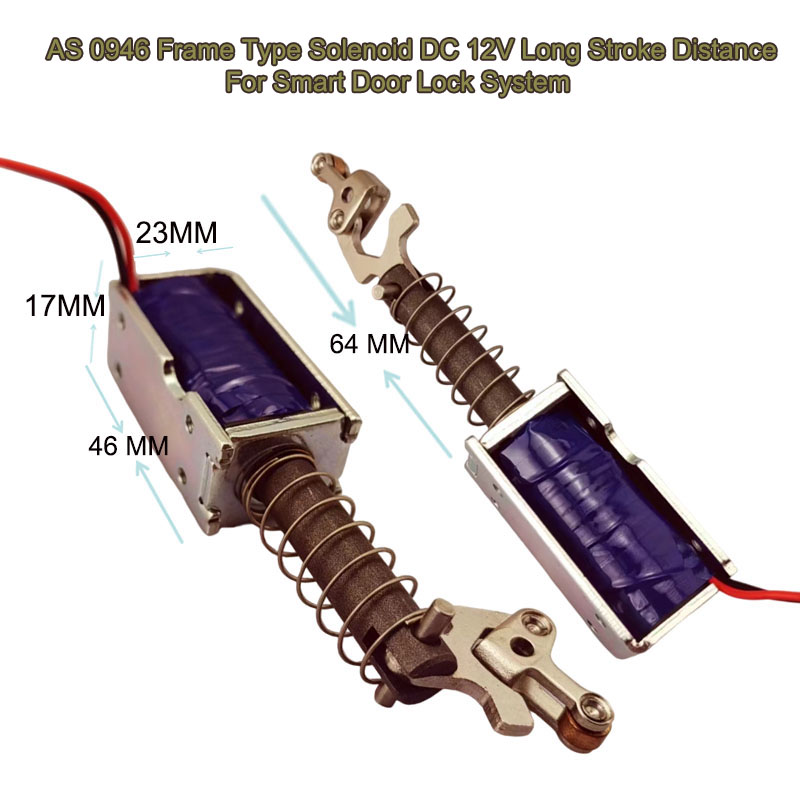 AS 0946 Frame Type Solneoid DC 12V Long stroke Distance Para sa Smart Door Lock System 6 .jpg