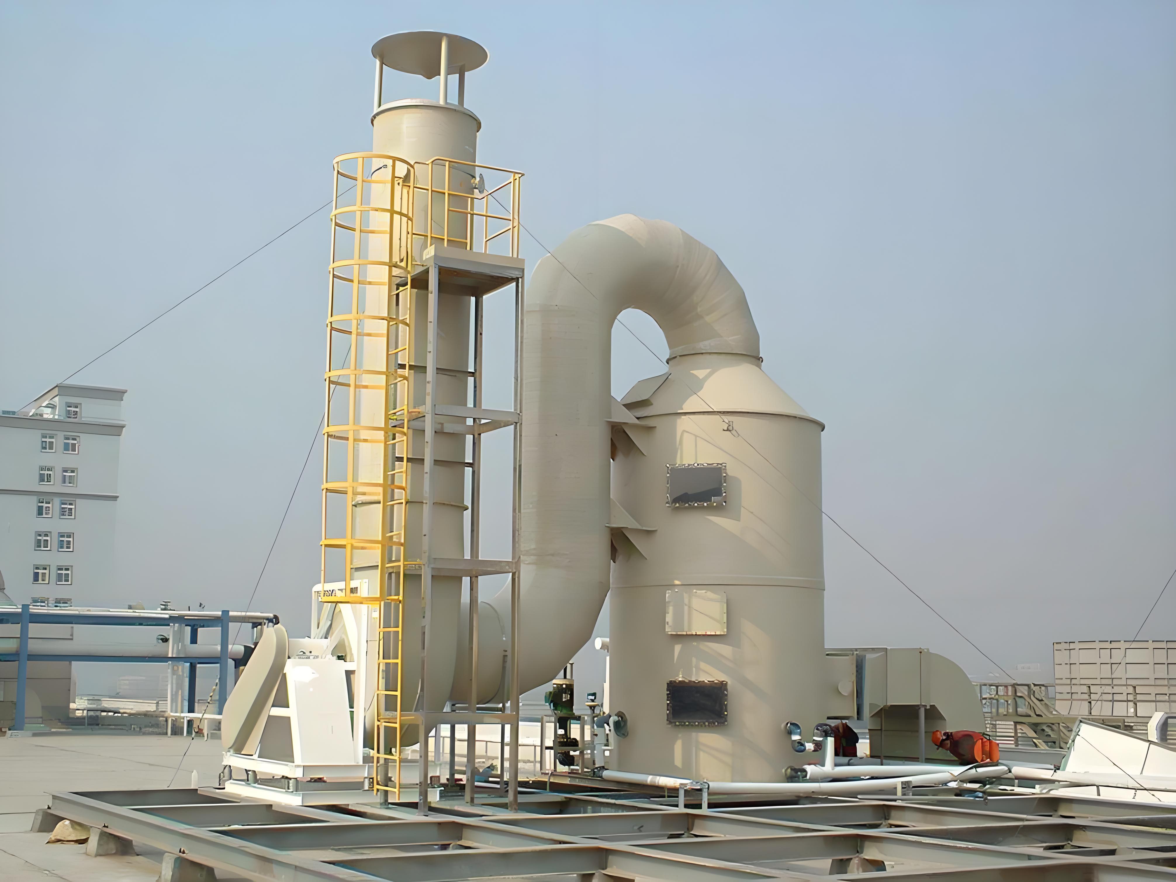 Spray Tower, Fan, and Activated Carbon Box: An Effective Solution for Waste Gas Treatment