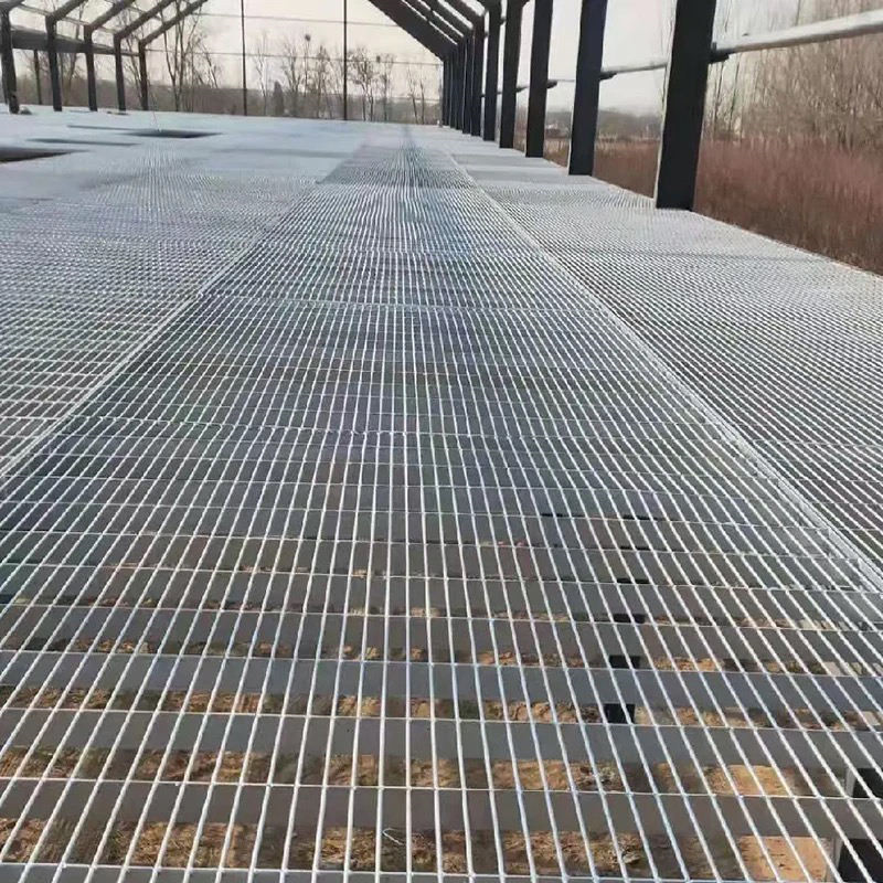 Hot Dip Galvanized Industry Walkway Building Construction Steel Grating (1)c37