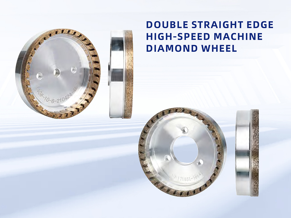 Cutomized Double Straight Edge High-speed Machine Diamond Wheel