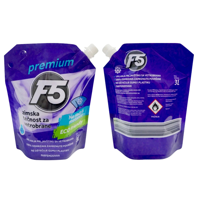 Good Quality Printed Plastic Spout Pouch 16oz 5...