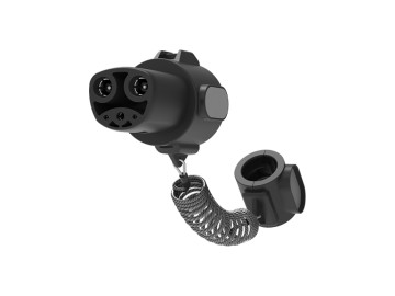 SAE J1772 to NACS adapter with steel wire