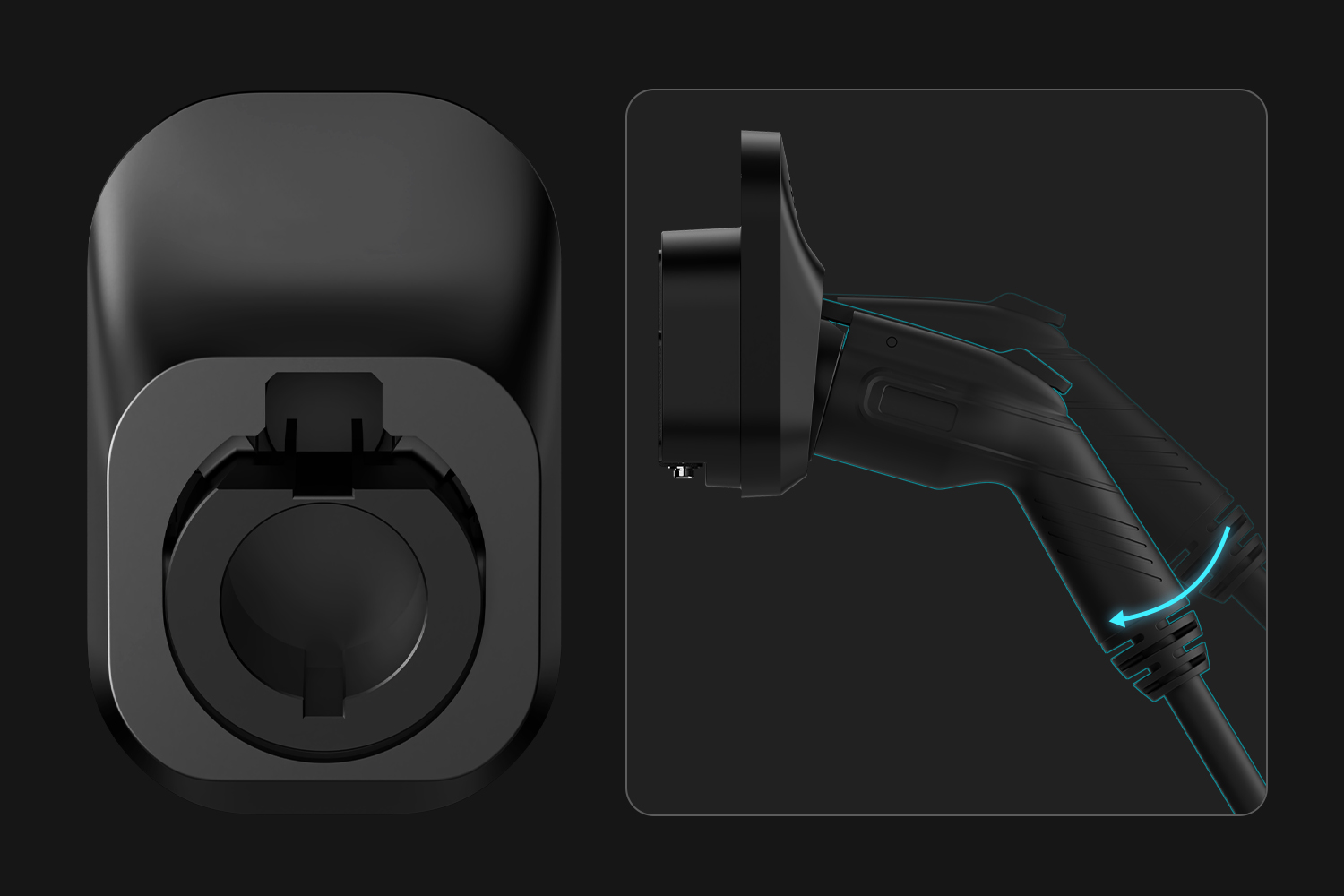 Space-Saving Downward Docking