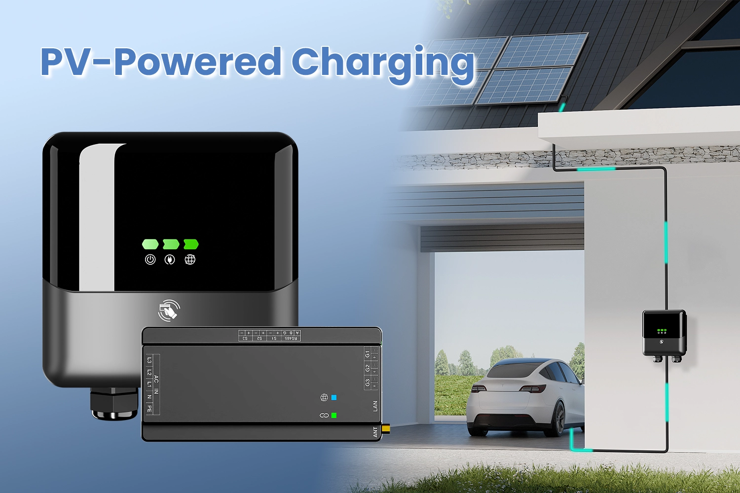 UER1Pro ev charger-pv-powered
