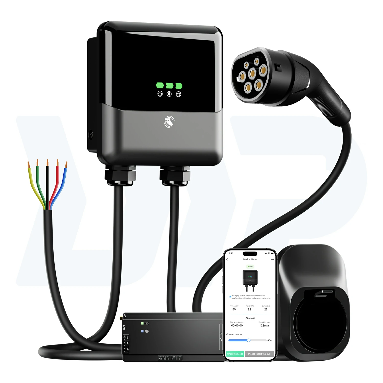 UER1pro home ev charger Type2 02.webp