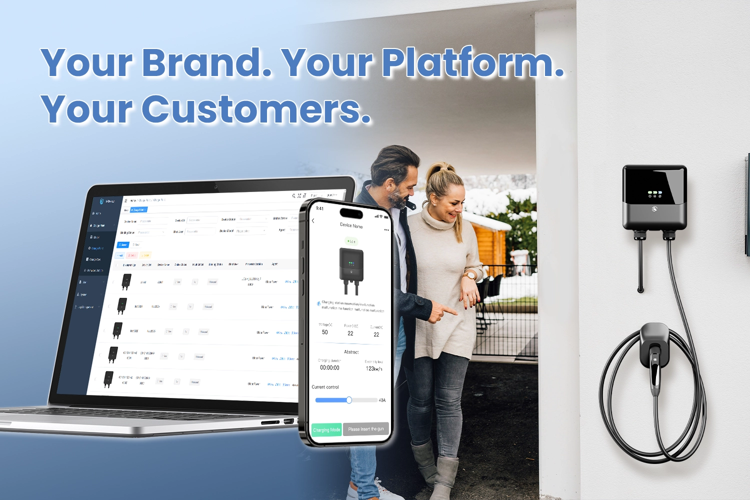 UNR1Pro ev charger-paltform