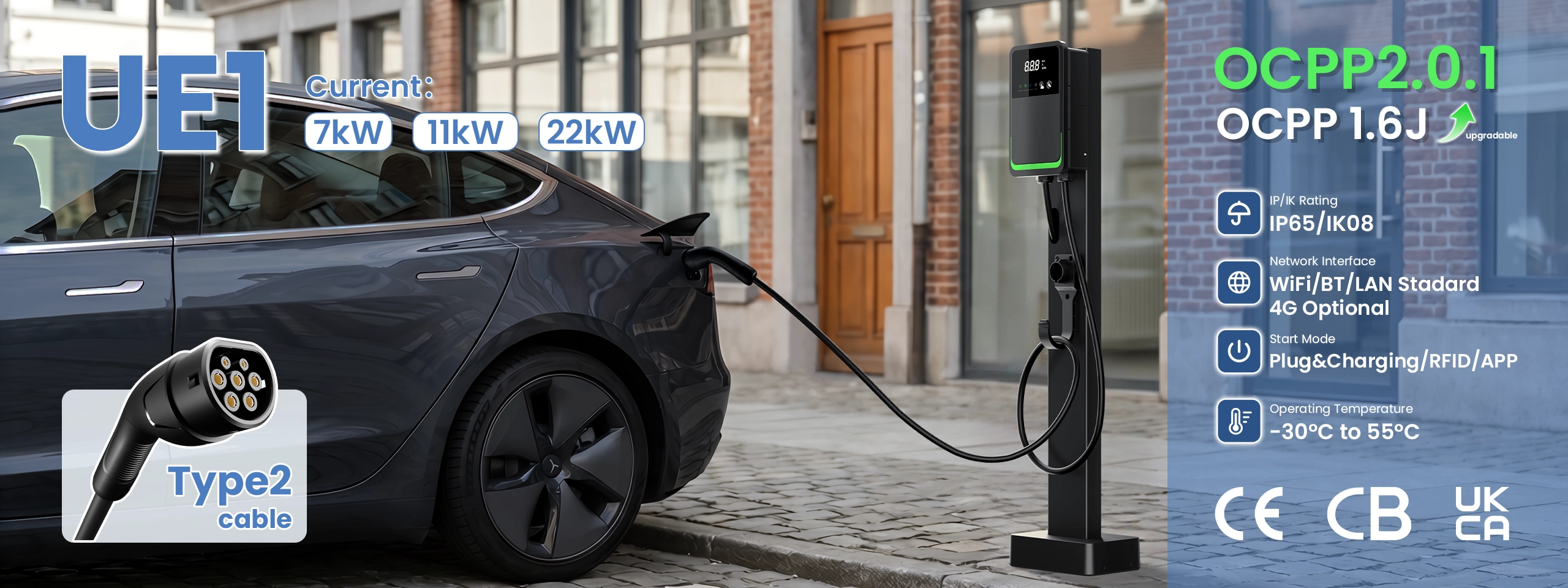 UE1 ev chager-Type2-Product scenario