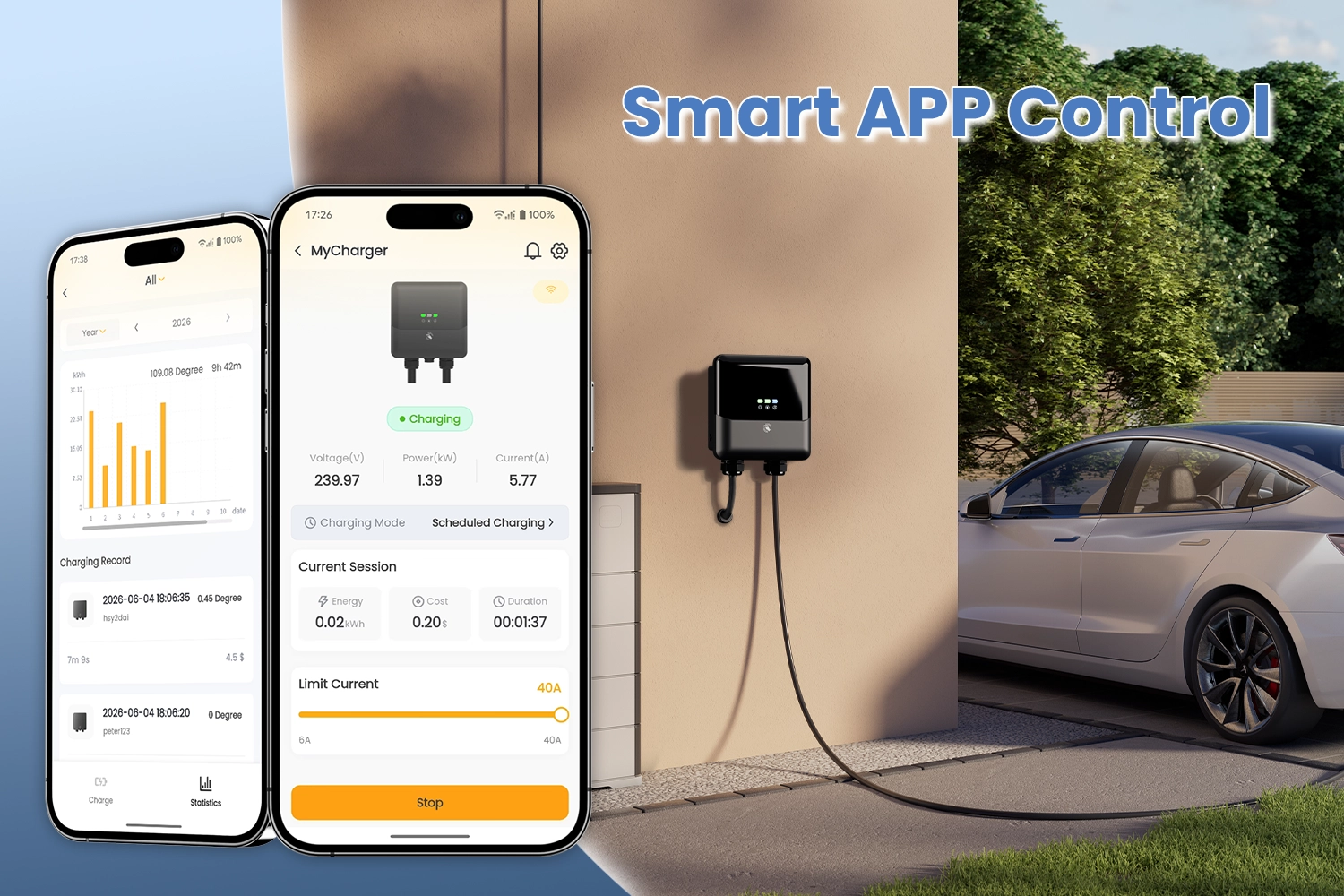 UER1 EV CHARGER-app