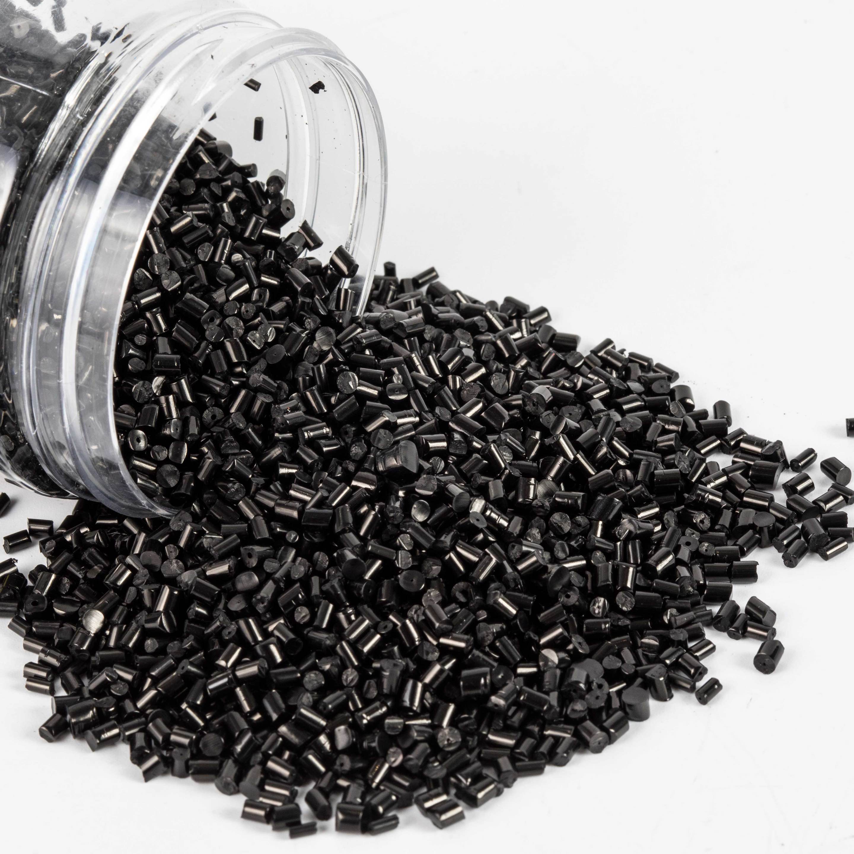 MZB PA FC2725 is a carbon black masterbatch for food contact, suitable for applications such as extrusion and injection molding.