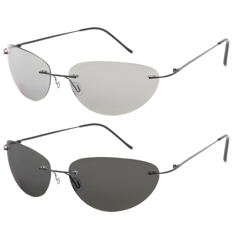 Manufacturers New Hot Selling Metal Quality Designer Protection Outdoor Sport Men Polarized Photochromic Sunglasses