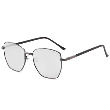 Custom Logo Hot Sell Classic Men Women Mirrored Sun Glasses Yellow Night Vision Glasses Women Candy Color Wholesale Sunglasses
