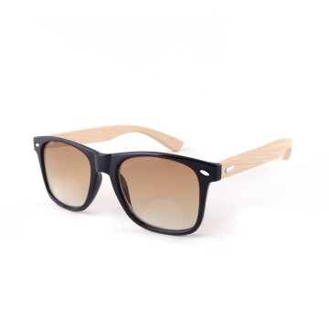 Bifocal Reading Sunglasses for Women Retro Style UV400 Sun Protection Outdoors Bamboo Wood Temple Readers Eyewear