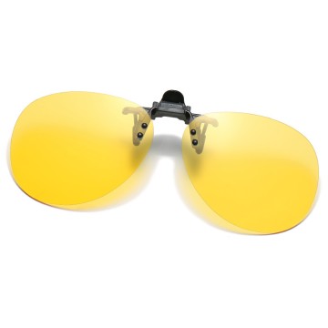 Polarized Clip On Sunglasses for women and men Rimless Anti Glare UV Protection Sunglasses for Prescription Glasses
