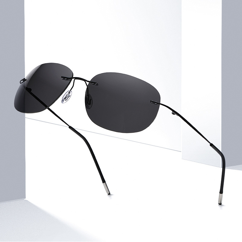 Ultralight Rimless Polarized Sunglasses for Men Women Vintage Frameless Colorful Fashion Shades (1).jpg