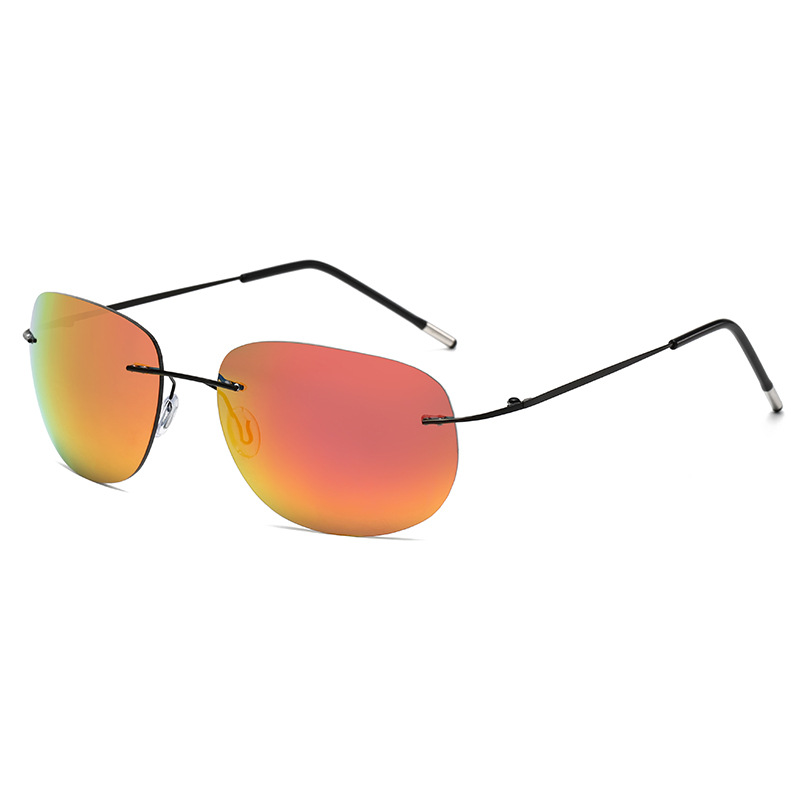 Ultralight Rimless Polarized Sunglasses for Men Women Vintage Frameless Colorful Fashion Shades (5).jpg