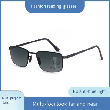 Progressive Multifocal Reading Sunglasses for Women Men with UV Protection Trifocal Sun Readers