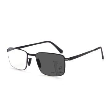 Transition Photochromic Reading Glasses for Mens and Womens,Square Clear UV Protection Sunglasses Readers