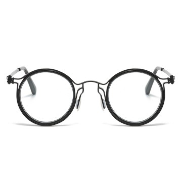 Round Metal Blue Light Blocking Glasses Photochromic Sunglasses for Women Men Anti UV Ray Filter Computer Gaming Glasses