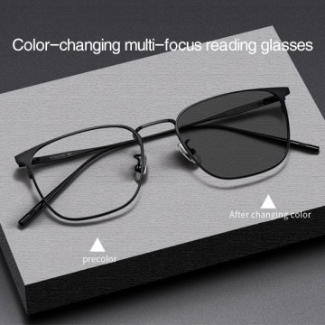 High Quality Optical Eyeglasses Titanium Optical Frames For Men Photochromic Presbyopia Reading Glasses Anti Blue Light Eyeglasses Frame For Man