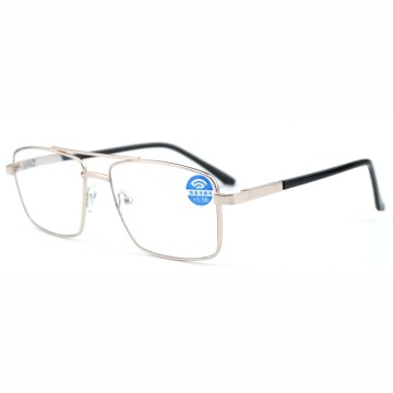 New Arrival Blue Light Blocking Glasses For Man Anti Blue Light Eyewear Photochromic Lenses Oversized Trendy Reading Glasses