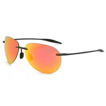 New TR90 Frame Polarized Rimless Sunglasses Fishing Sport Cycling Men Popular Sun Glasses UV400 Protection for Women Men