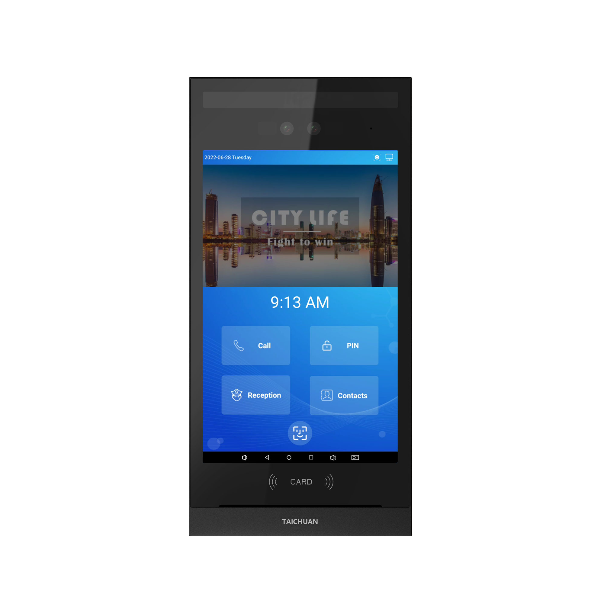 TC-5000D-Q10A 10" Facial Recognition Android Outdoor Panel