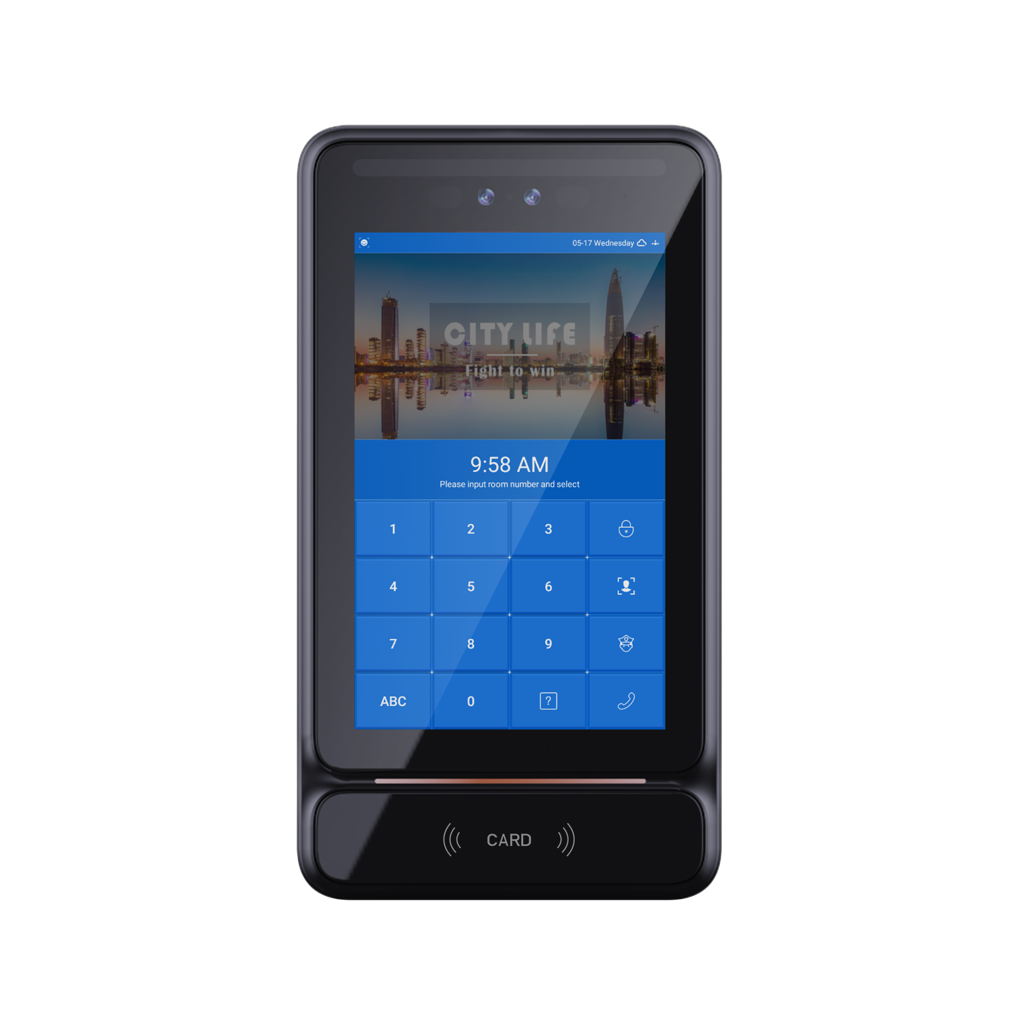 TC-5000D-Q10X 10" Facial Recognition Android Outdoor Panel