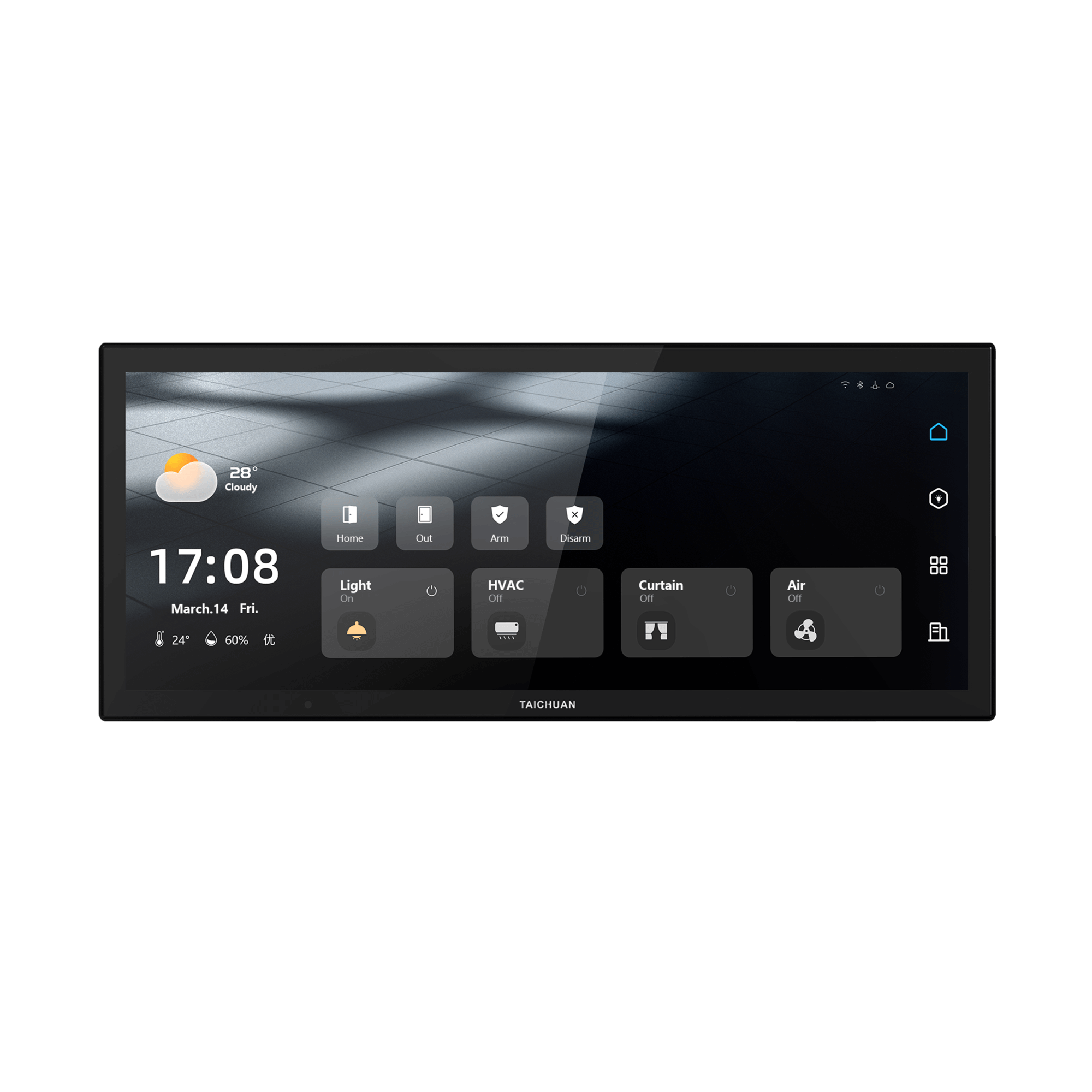TC-U9AIZK-A12S 12.3” Android Smart Home Control Screen
