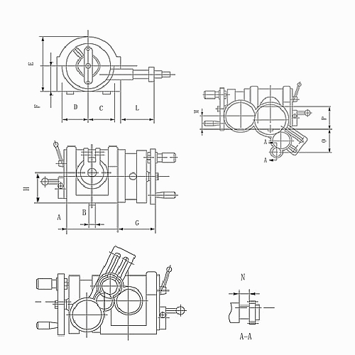 Универсальная делительная головка F11100A F11125A