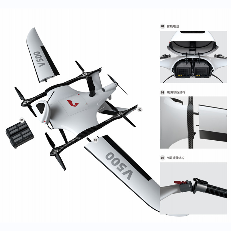 UAV-completamente-eléctrico-totalmente-inteligente-eding-v500-16tz