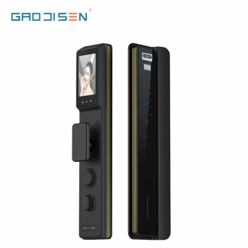 Tuya App Digital Fingerprint Face Recognition Lock With Camera Electric Digital Biometric Door Smart Lock