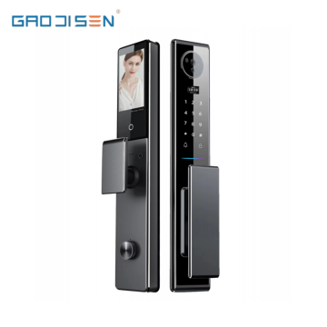 This Multifunctional Smart Lock Integrates Fingerprint, Face Recognition, And Camera Features, Supported By The Tuya App, Enhancing Security And Convenience For Modern Homes.
