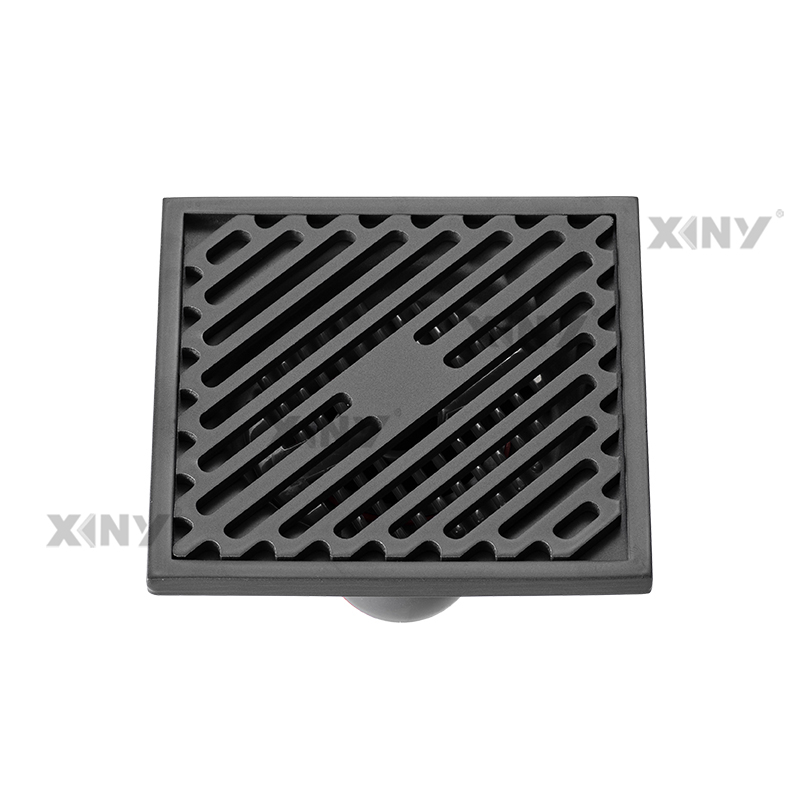 Desagües de suelo comerciales de acero inoxidable de 4 pulgadas cuadradas para cocina, baño y garaje