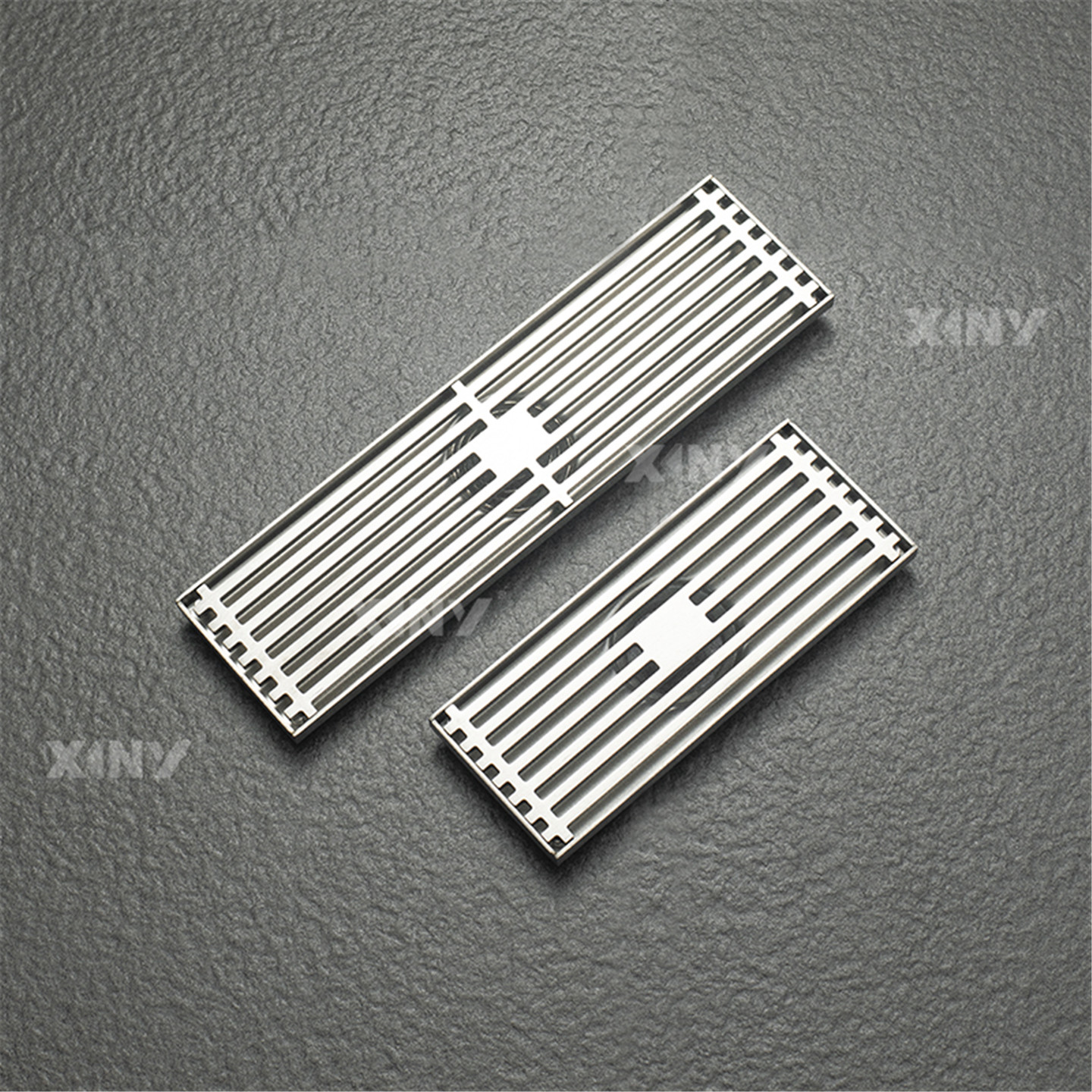 Bathroom Floor Drain Stainless Steel With Matte Black Matte Grey Color