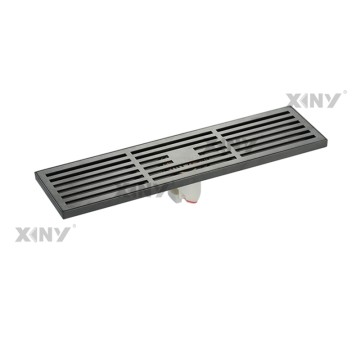 Brush Polishing SUS 304 Floor Drain Linear Rectangular Shape For Bathrooms