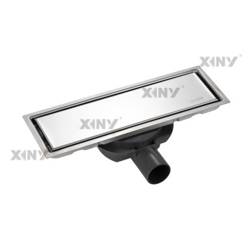 SUS304 Polished Shower Floor Drain Linear Rectangular Shape For Bathroom