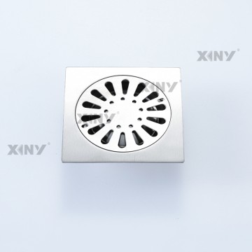 Economic Version Square Bathroom Shower Floor Drain Stainless Steel with Removable Cover