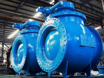 Eccentric hemisphere ball valve