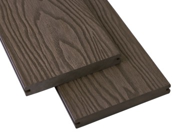 3D-Embossed Wood Plastic Composite Decking - Solid 150×20mm