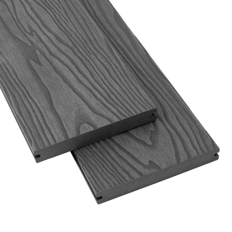3D-Embossed Wood Plastic Composite Decking - Solid 150×20mm