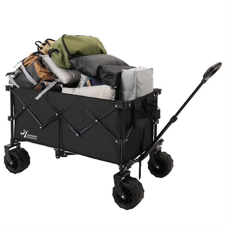 Collapsible Folding Wagon Cart with Big Wheels