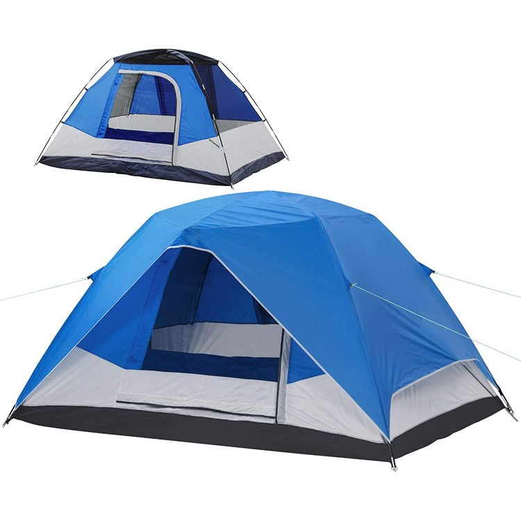 Waterproof Windproof Backpacking Tent With Rainfly