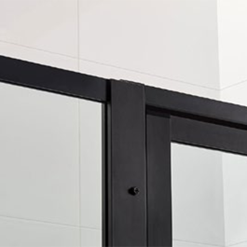 HG03-8mm Hinge Shower Door For Screen in Elegant Black (2)9ac