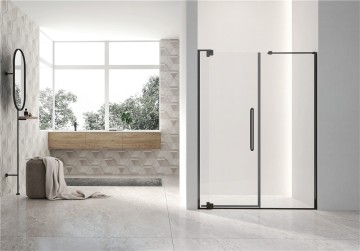 HG05-8mm Hinge Shower Enclosure For Screen in Gun Grey