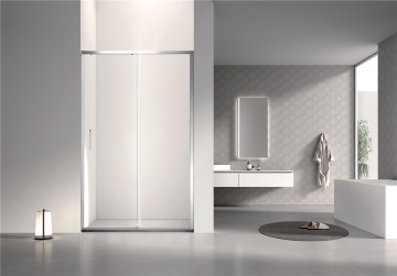 SL03-8mm Sliding Shower Door For Corner in Chrome